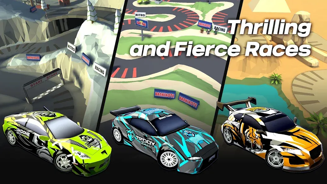 Drift Rally Boost ON (Дрифт Ралли Ускорение ВКЛ) [МОД: Много монет, Открытые уровни и Мега MOD] Screenshot 4