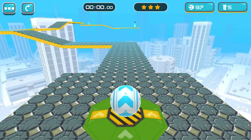 Gyro Ball 3D (Джайро Болл 3Д) [МОД: Меню, Бесконечные монеты и Открытые уровни] Screenshot 1