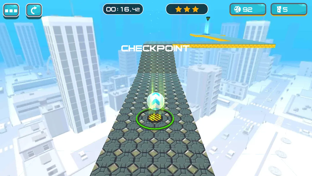 Gyro Ball 3D (Джайро Болл 3Д) [МОД: Меню, Бесконечные монеты и Открытые уровни] Screenshot 3