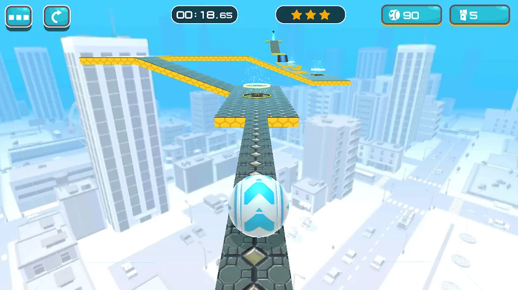 Gyro Ball 3D (Джайро Болл 3Д) [МОД: Меню, Бесконечные монеты и Открытые уровни] Screenshot 5