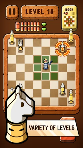 Bullet Chess: Board Shootout (Бюллет чесс) [МОД: Много монет, Открытые уровни и Мега MOD] Screenshot 2