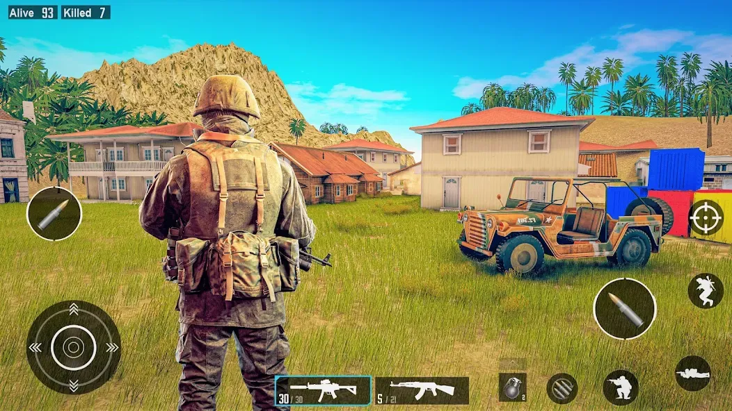 Commando Gun Shooting Games [МОД: Все открыто, Дополнительные деньги и Меню MOD] Screenshot 3