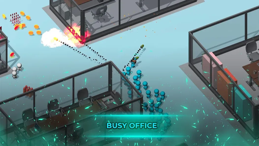 Crowd War - Action Game (Крауд Вар) [МОД: Бесконечные деньги, Монеты и Мега MOD] Screenshot 1