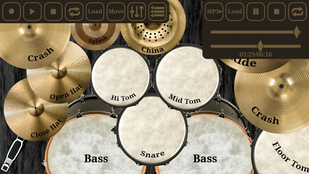 Drum kit (Drums) free [МОД: Много денег, Монет и Все открыто] Screenshot 3