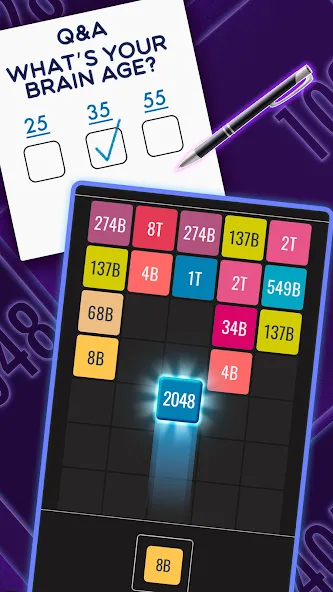 Join Blocks 2048 Number Puzzle (Джоин Блокс) [МОД: Бесконечные деньги, Монеты и Мега MOD] Screenshot 2