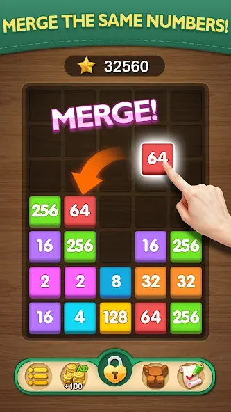 Merge Puzzle — Number Games (Мердж Пазл) [MOD: Разблокировано] - Скриншот 1