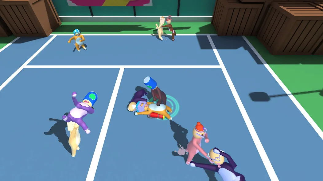 Noodleman Party: Fight Games (Нудлман Пати) [МОД: Много монет, Открытые уровни и Мега MOD] Screenshot 2