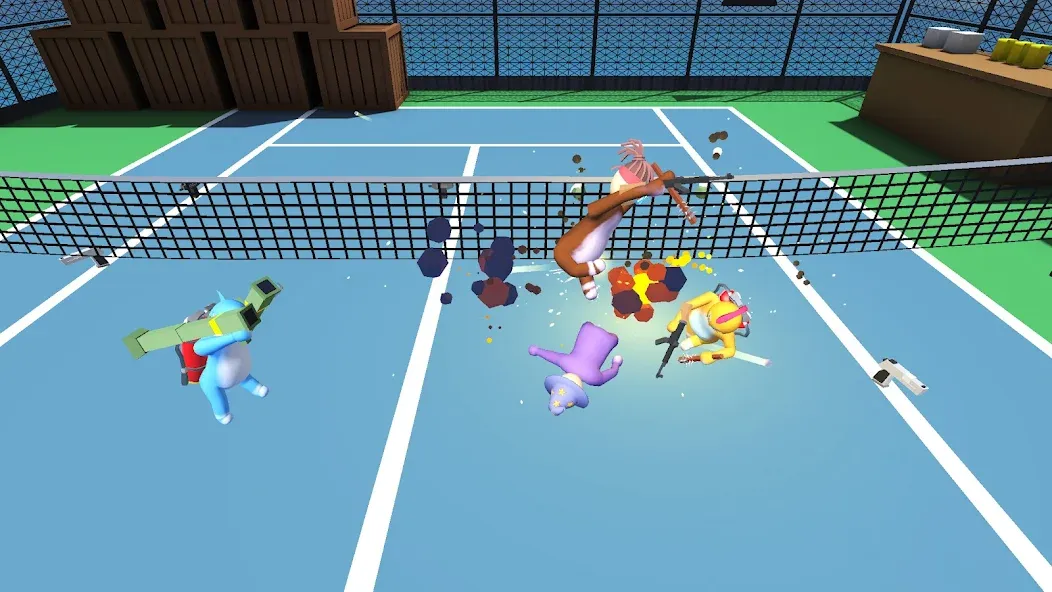 Noodleman Party: Fight Games (Нудлман Пати) [МОД: Много монет, Открытые уровни и Мега MOD] Screenshot 5