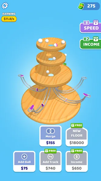 Spinning Balls (Спиннинг Болз) [МОД: Деньги, Монеты и Меню MOD] Screenshot 5