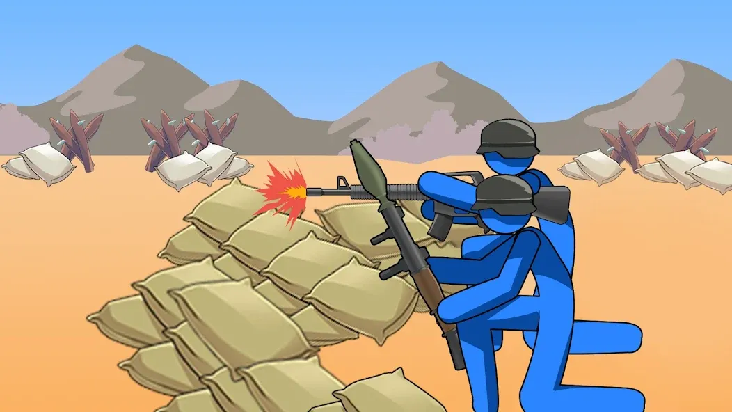 Stickman History Battle (Стикмен История Битва) [МОД: Меню, Бесконечные монеты и Открытые уровни] Screenshot 4