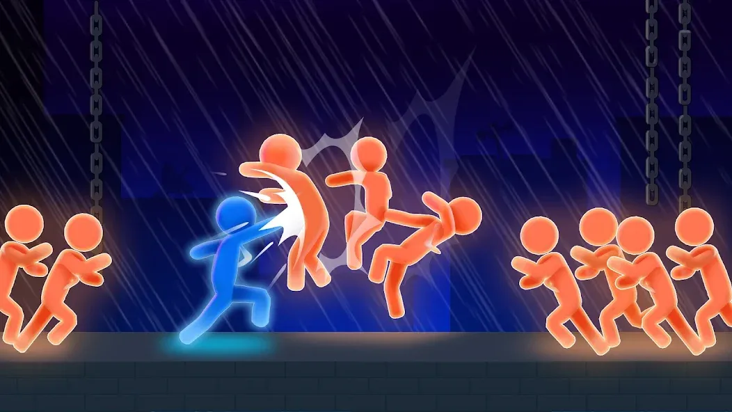 Stick Fighter: Battle Stickman (Стк Файтер) [МОД: Деньги, Монеты и Меню MOD] Screenshot 1