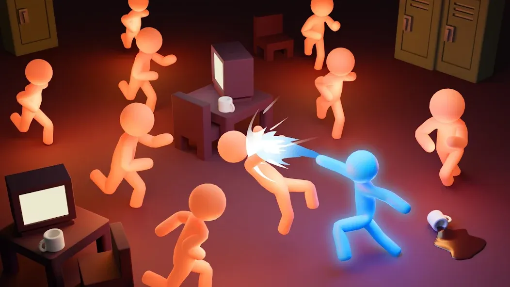 Stick Fighter: Battle Stickman (Стк Файтер) [МОД: Деньги, Монеты и Меню MOD] Screenshot 4