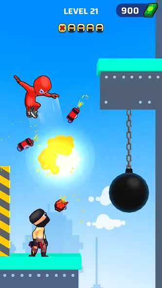 Web Master: Stickman Superhero (Вебмастер) [МОД: Много монет, Открытые уровни и Мега MOD] Screenshot 4