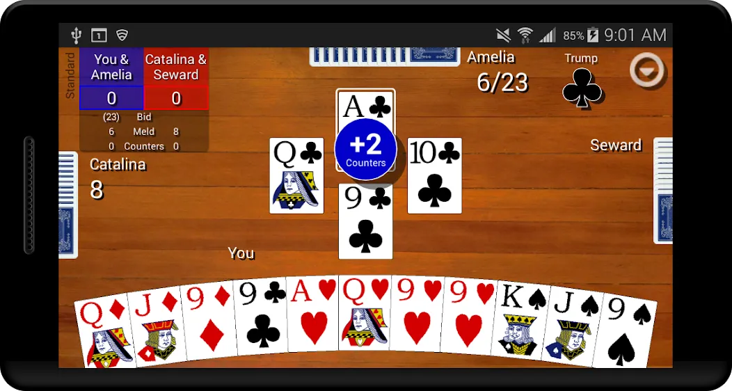 Pinochle Classic (Пиночл Классик) [МОД: Деньги, Монеты и Меню MOD] Screenshot 1