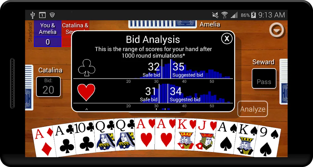 Pinochle Classic (Пиночл Классик) [МОД: Деньги, Монеты и Меню MOD] Screenshot 3