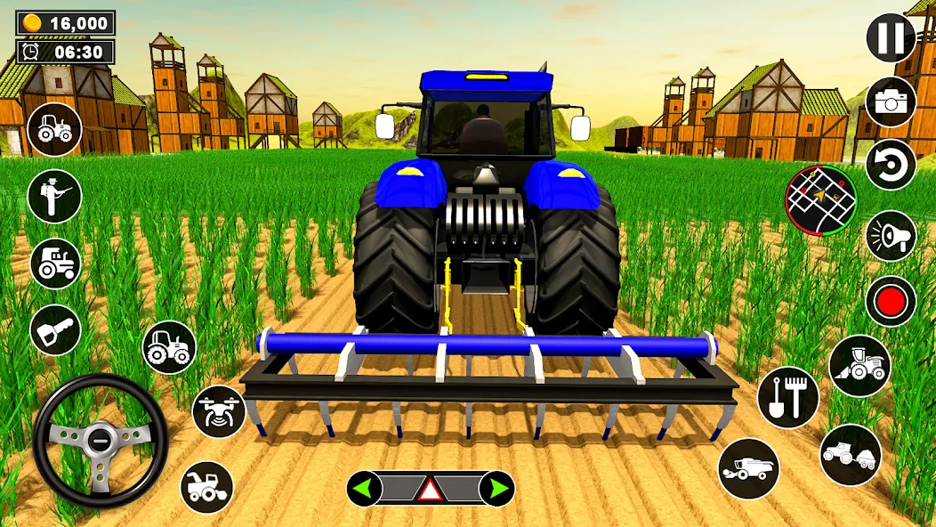 Real Tractor Driving Simulator (Реальный симулятор вождения трактора) [МОД: Много монет, Открытые уровни и Мега MOD] Screenshot 3