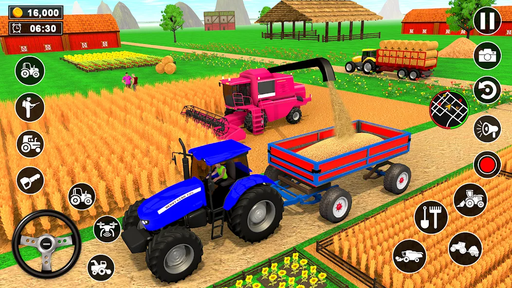 Real Tractor Driving Simulator (Реальный симулятор вождения трактора) [МОД: Много монет, Открытые уровни и Мега MOD] Screenshot 5
