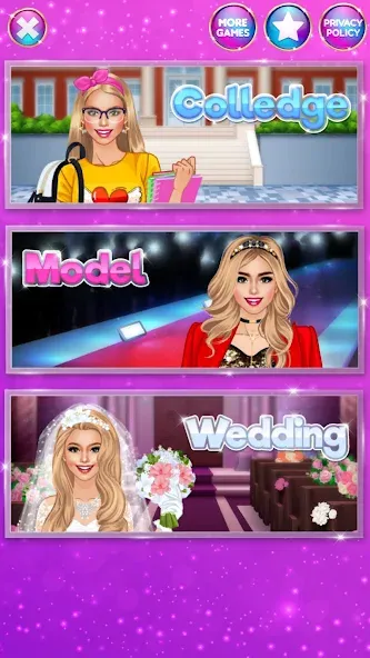Superstar Career: Dress Up [МОД: Все открыто, Дополнительные деньги и Меню MOD] Screenshot 4