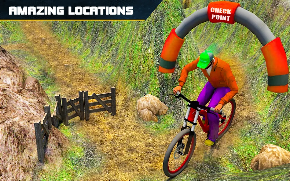 BMX Boy Bike Stunt Rider Game (БМХ) [МОД: Меню, Бесконечные монеты и Открытые уровни] Screenshot 4