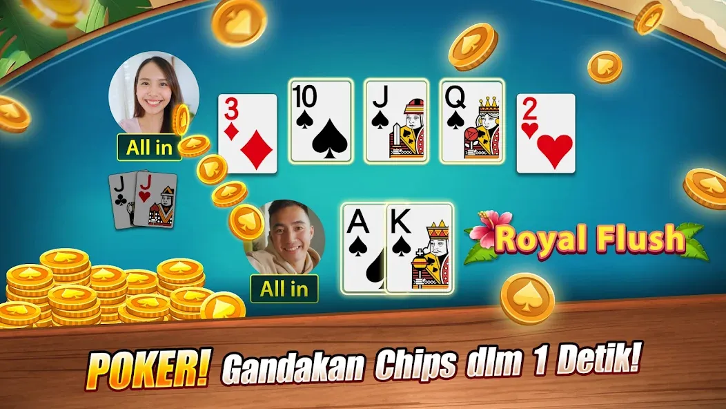 LUXY Domino Gaple QiuQiu Poker (Лукси Домино Гапл Киукиу Покер) [МОД: Деньги, Монеты и Меню MOD] Screenshot 3