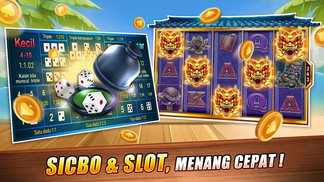 LUXY Domino Gaple QiuQiu Poker (Лукси Домино Гапл Киукиу Покер) [МОД: Деньги, Монеты и Меню MOD] Screenshot 5