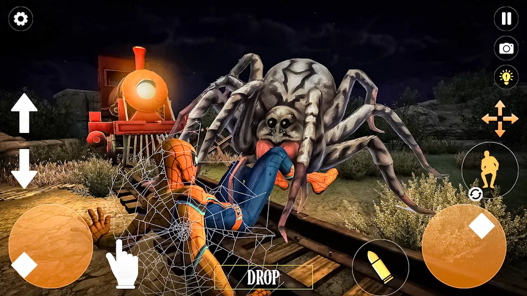 Horror Spider : Scary Train [МОД: Много денег, Монет и Все открыто] Screenshot 4