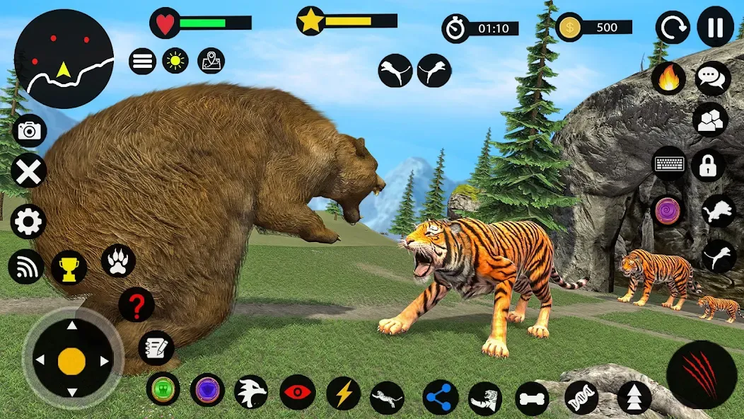 Tiger Games: Tiger Sim Offline [МОД: Меню, Бесконечные монеты и Открытые уровни] Screenshot 5