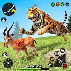 Скачать Tiger Games: Tiger Sim Offline [МОД: Меню, Бесконечные монеты и Открытые уровни] | Взлом Tiger Games: Tiger Sim Offline на Андроид