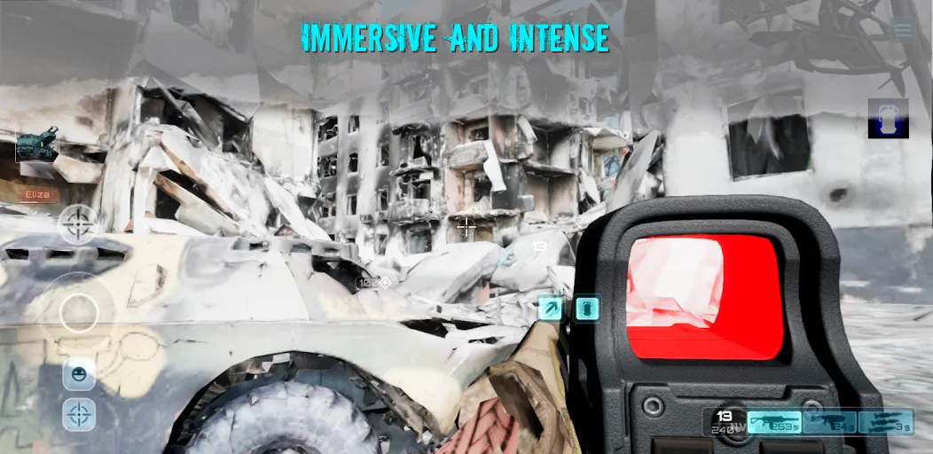 Shooter War WW3 CoopValor 2056 (Шутер  Третья мировая война) [МОД: Деньги, Монеты и Меню MOD] Screenshot 1