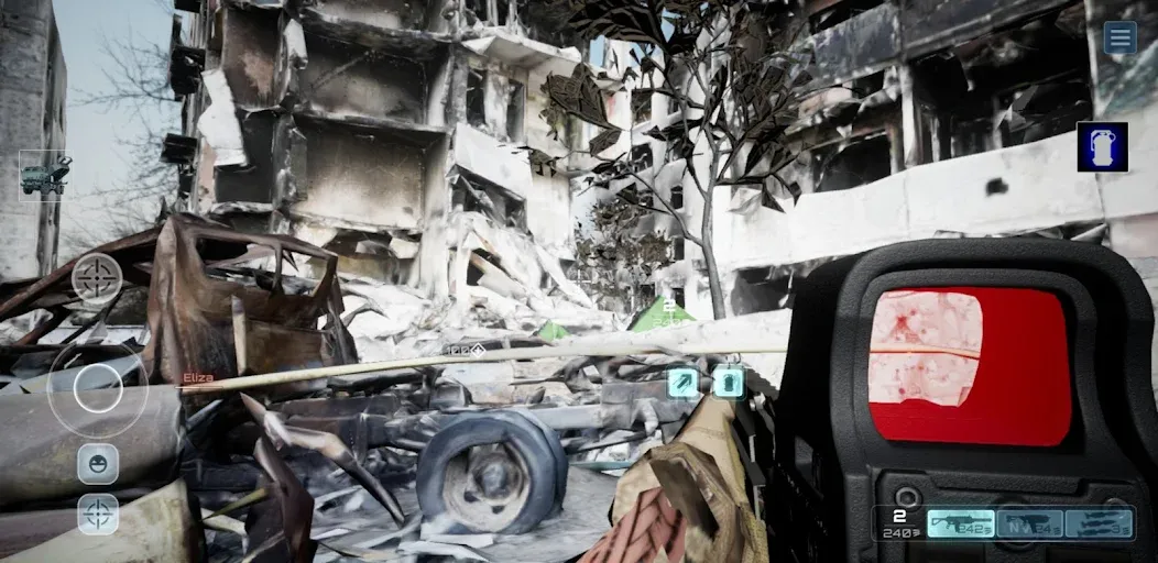 Shooter War WW3 CoopValor 2056 (Шутер  Третья мировая война) [МОД: Деньги, Монеты и Меню MOD] Screenshot 5