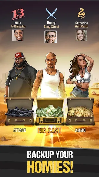 The Gang: Street Mafia Wars (Зэ Гэнг) [МОД: Деньги, Монеты и Меню MOD] Screenshot 5