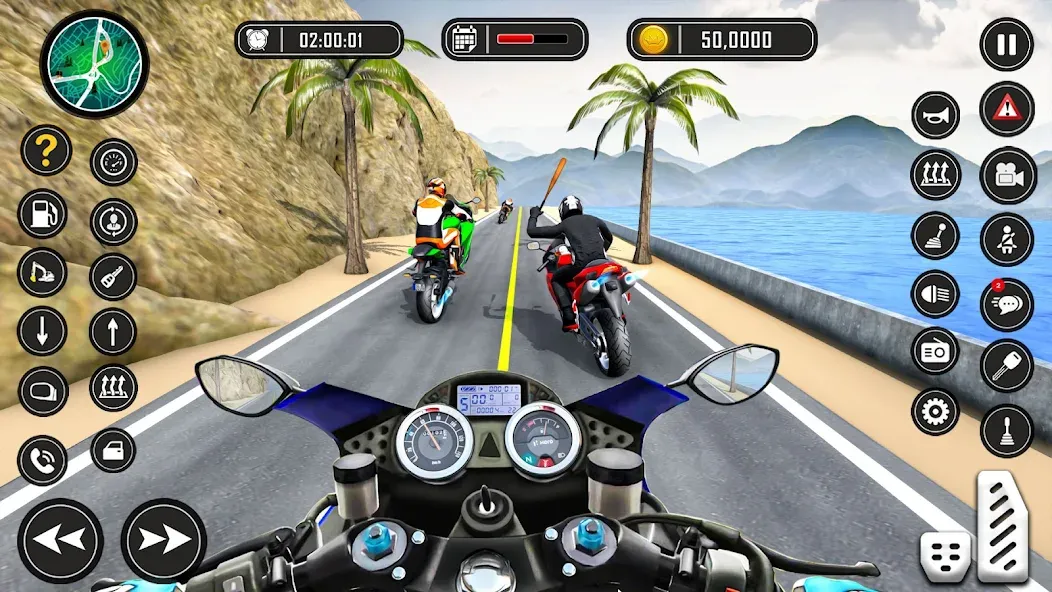 Bike Racing Games - Bike Game (Байк Рейсинг Геймс) [МОД: Деньги, Монеты и Меню MOD] Screenshot 1