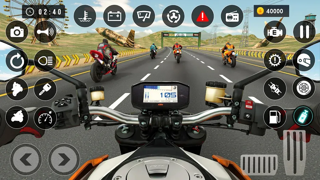 Bike Racing Games - Bike Game (Байк Рейсинг Геймс) [МОД: Деньги, Монеты и Меню MOD] Screenshot 2