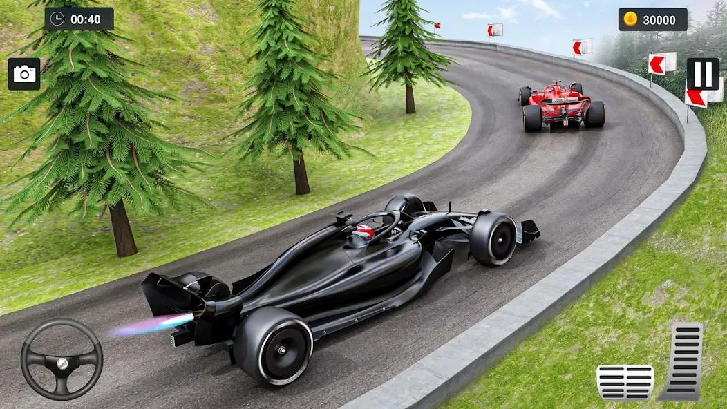Formula Car Stunt - Car Games (Формула автомобиль трюк) [МОД: Деньги, Монеты и Меню MOD] Screenshot 1