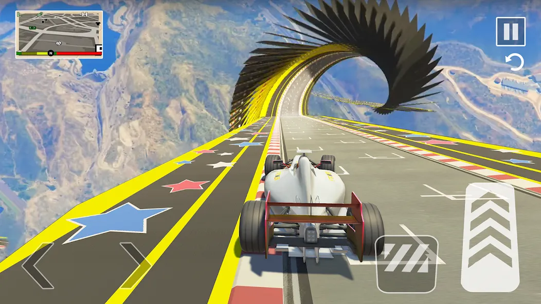 Formula Car Stunt - Car Games (Формула автомобиль трюк) [МОД: Деньги, Монеты и Меню MOD] Screenshot 5
