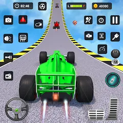 Скачать Formula Car Stunt - Car Games (Формула автомобиль трюк) [МОД: Деньги, Монеты и Меню MOD] | Взлом Formula Car Stunt - Car Games на Андроид