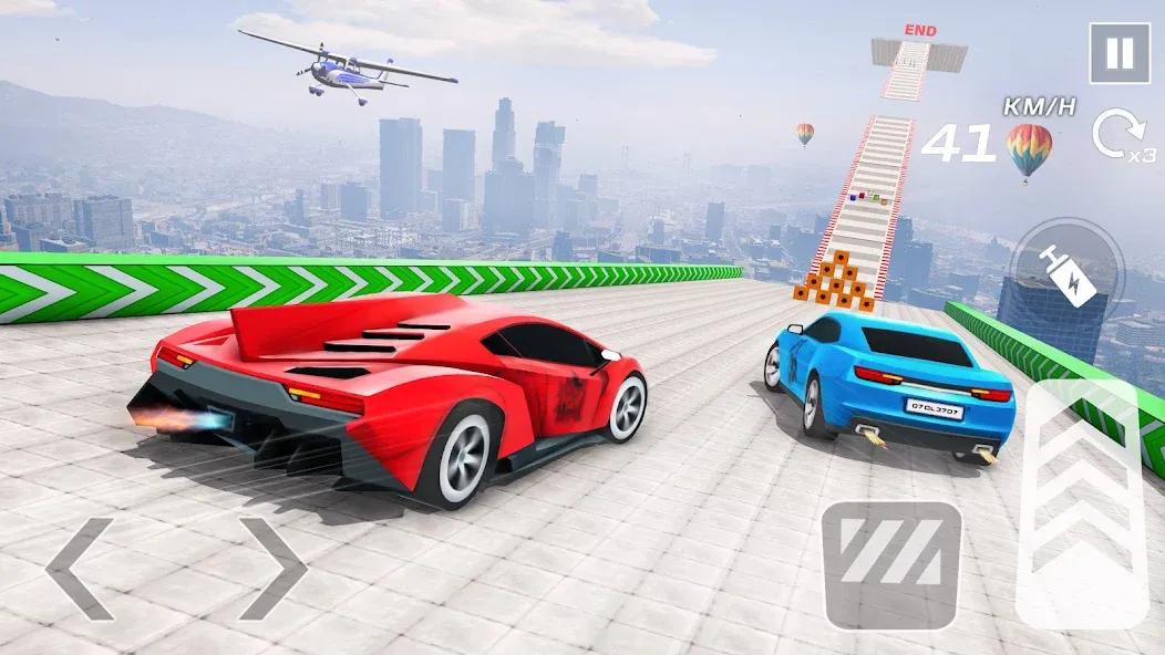 Car Games 3D - GT Car Stunts (ДжиТи Кар Стантс) [МОД: Все открыто, Дополнительные деньги и Меню MOD] Screenshot 1