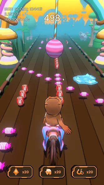 Hippo Dash (Хиппо Дэш) [МОД: Бесконечные деньги, Монеты и Мега MOD] Screenshot 2