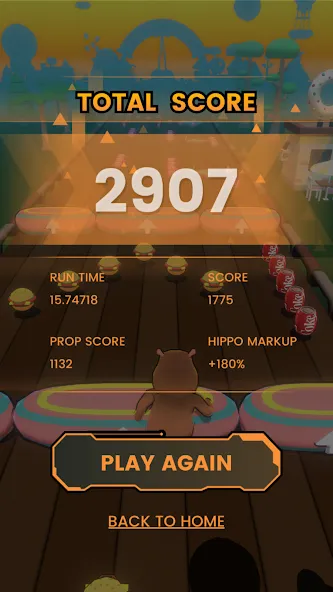 Hippo Dash (Хиппо Дэш) [МОД: Бесконечные деньги, Монеты и Мега MOD] Screenshot 4