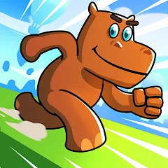 Скачать Hippo Dash (Хиппо Дэш) [МОД: Бесконечные деньги, Монеты и Мега MOD] | Взлом Hippo Dash на Андроид