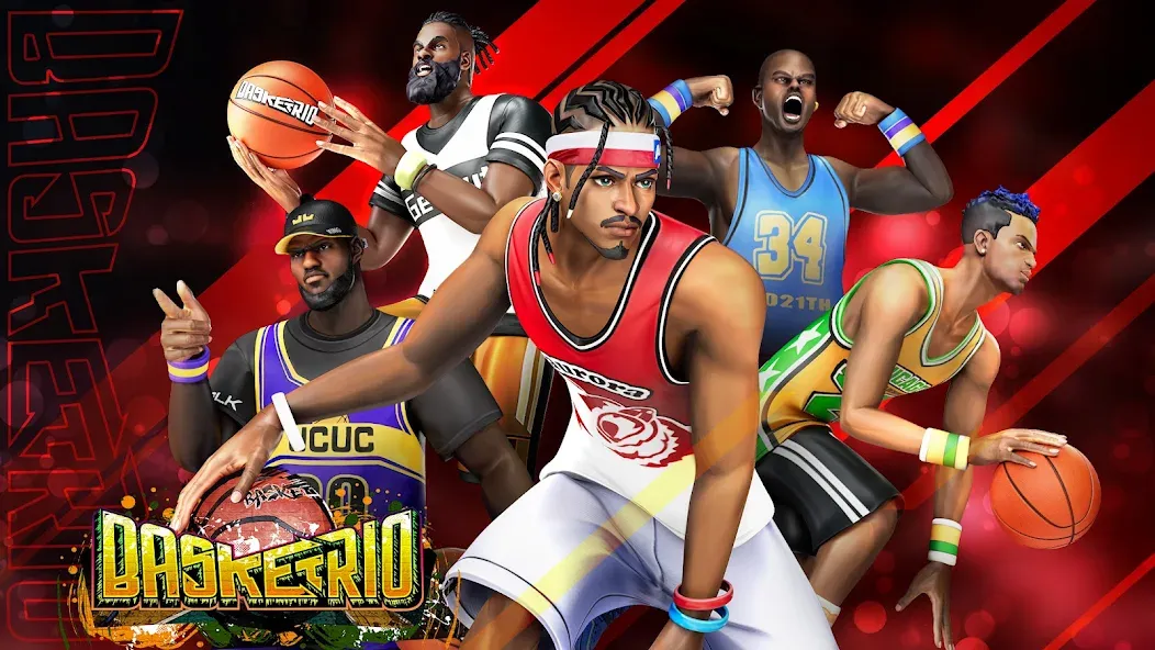 Basketrio - Allstar Streetball (Баскетрио) [МОД: Бесконечные деньги, Монеты и Мега MOD] Screenshot 1