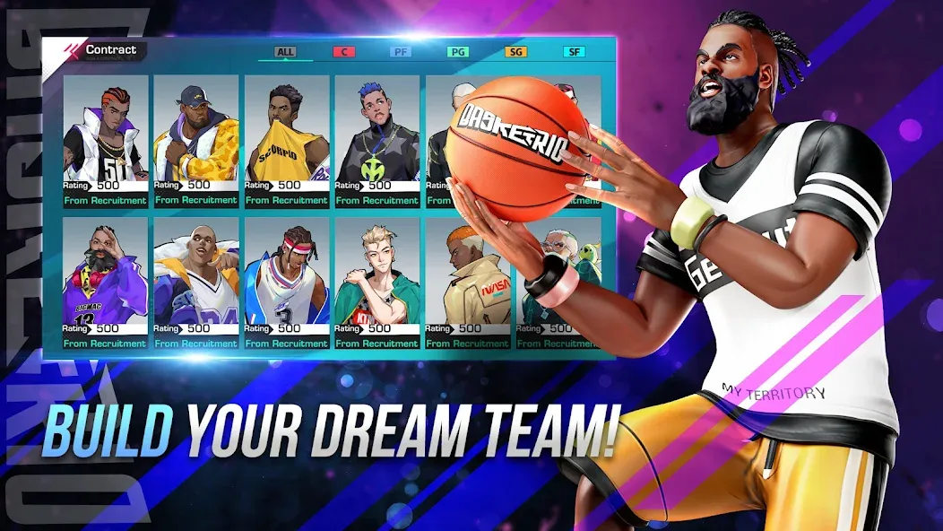 Basketrio - Allstar Streetball (Баскетрио) [МОД: Бесконечные деньги, Монеты и Мега MOD] Screenshot 3