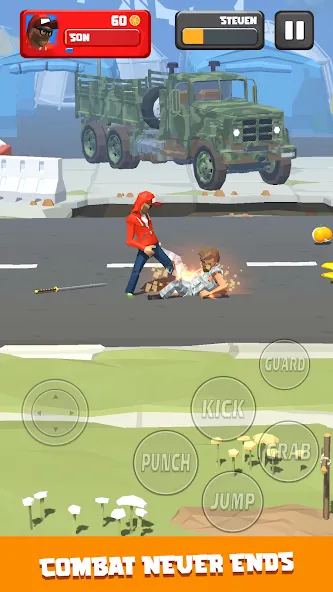 City Fighter: Vertical Limit (Сити Файтер) [МОД: Бесконечные деньги, Монеты и Мега MOD] Screenshot 1