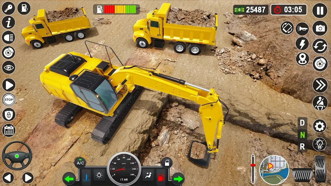 Construction Games Simulator [МОД: Много монет, Открытые уровни и Мега MOD] Screenshot 1