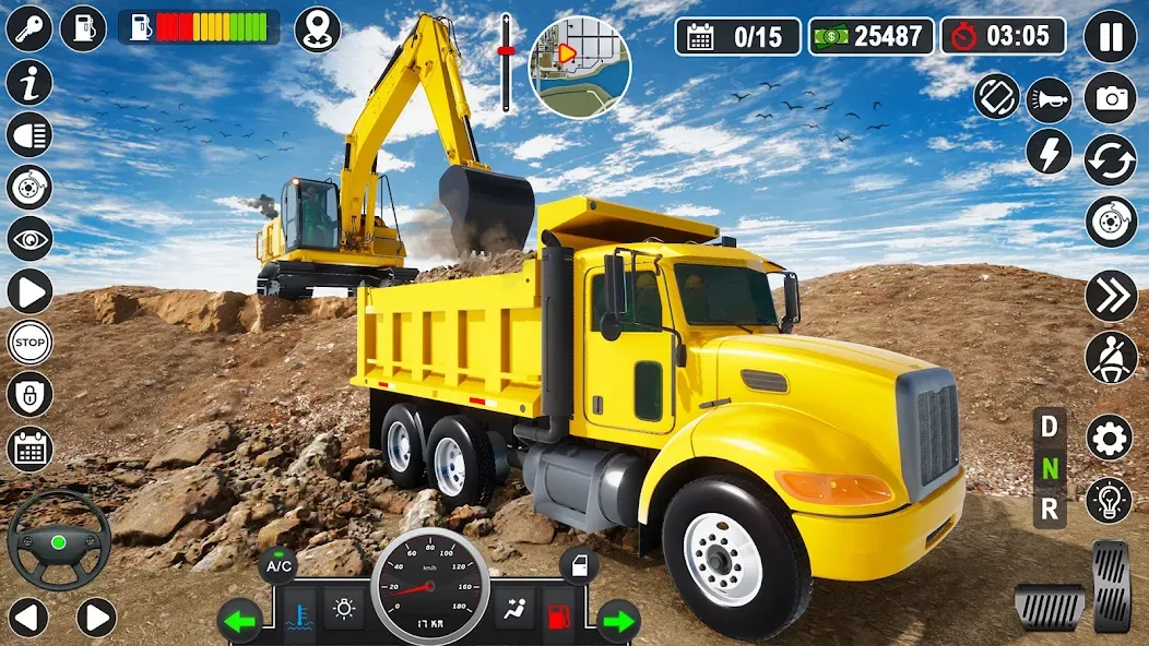Construction Games Simulator [МОД: Много монет, Открытые уровни и Мега MOD] Screenshot 2