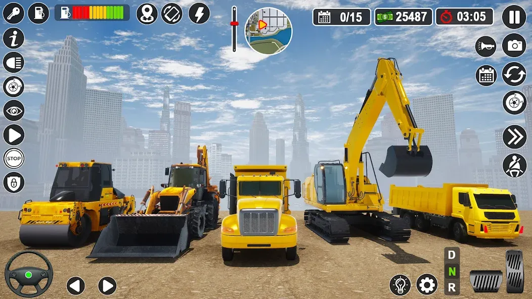 Construction Games Simulator [МОД: Много монет, Открытые уровни и Мега MOD] Screenshot 3