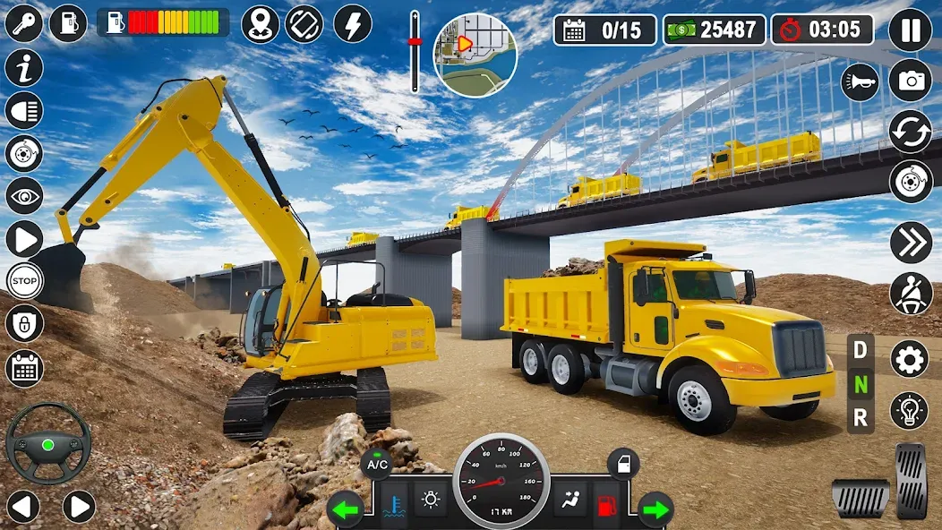 Construction Games Simulator [МОД: Много монет, Открытые уровни и Мега MOD] Screenshot 4