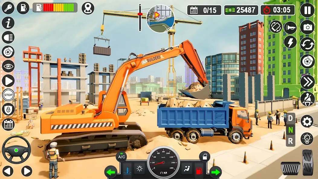Construction Games Simulator [МОД: Много монет, Открытые уровни и Мега MOD] Screenshot 5