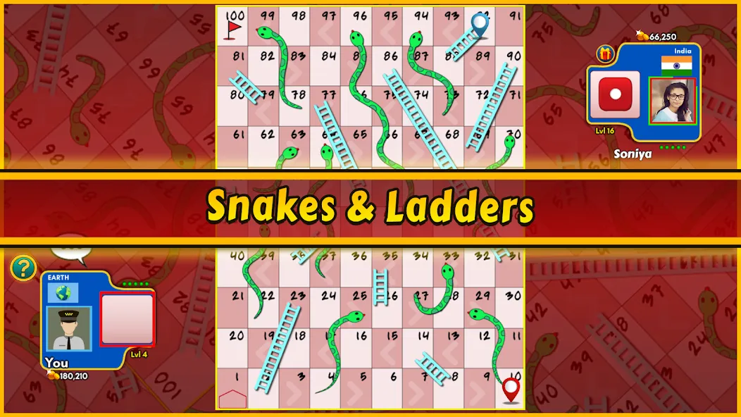 Snakes and Ladders King (Снейкс энд Ладдерс Кинг) [МОД: Деньги, Монеты и Меню MOD] Screenshot 3