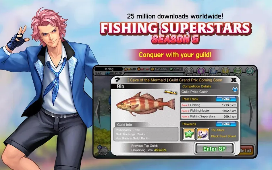 Fishing Superstars (Фишинг Суперзвезды) [МОД: Много денег, Монет и Все открыто] Screenshot 2